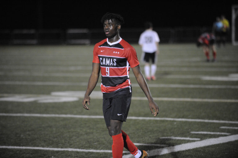 Camas High School senior Dauda Woodruff is one of the Papermakers' best soccer players. He will continue his career at Yavapai College in Prescott, Arizona.