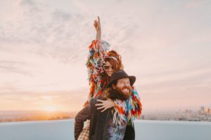 (Photo courtesy of Fox and Bones) Sarah Vitort and Scott Gilmore, of the Portland modern-folk duo Fox and Bones, were in the middle of a two-month national tour when the pandemic hit. Now 