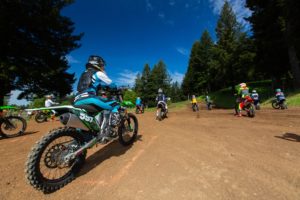 Motocross riders race at an event held May 8-9 at Washougal MX Park. The motocross park reopened to riders recently, but has rules in place to help prevent the spread of COVID-19. (Contributed photos courtesy of Ryan Huffman)