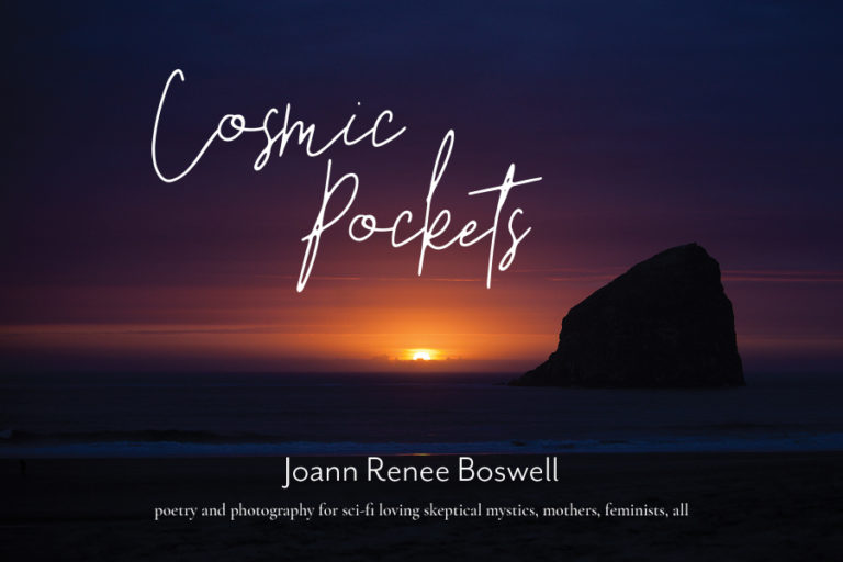 Camas poet-photographer Joann Boswell's new book "Cosmic Pockets" is billed as "poetry and photography for sci-fi loving skeptical mystics, mothers, feminists, all." Boswell is hosting a book launch via Zoom at 7 p.m. Saturday, June 27.
