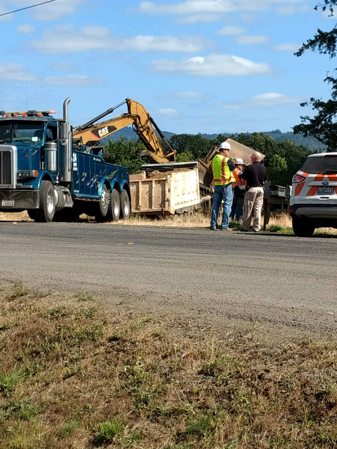 In July 2018, a gravel-hauling truck coming out of the Washougal Pit crashed on BNSF railroad tracks near Southeast 356th Avenue and Evergreen Highway in Washougal.