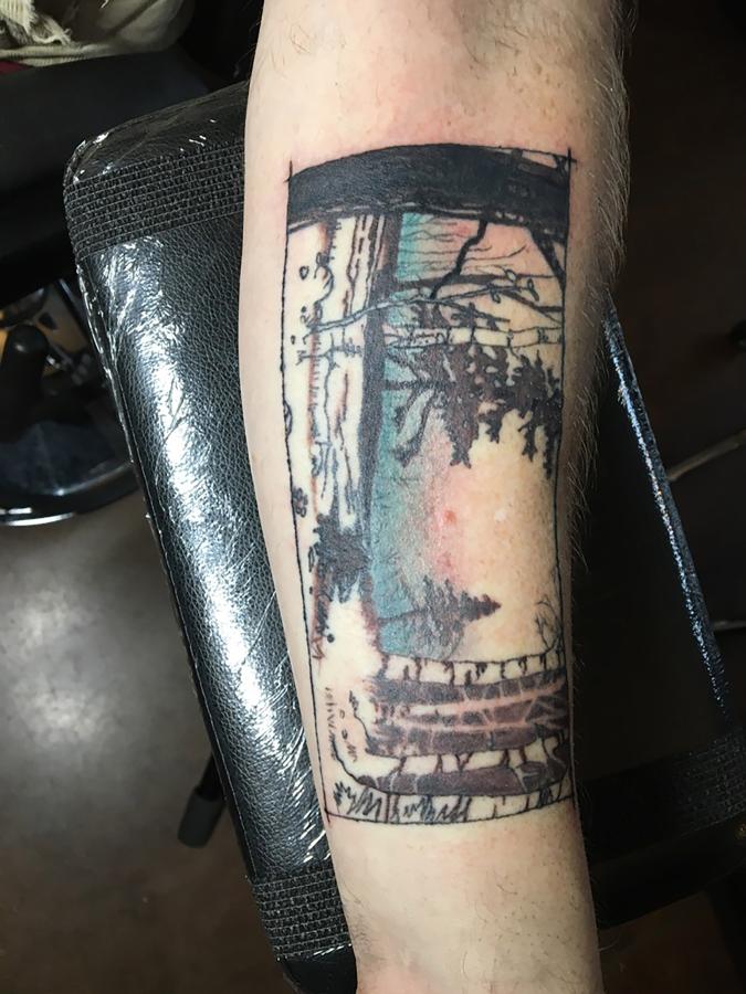 An example of Dan Attoe&#039;s tattoo work. He recently started working at 3rd Heart Tattoo in Washougal.