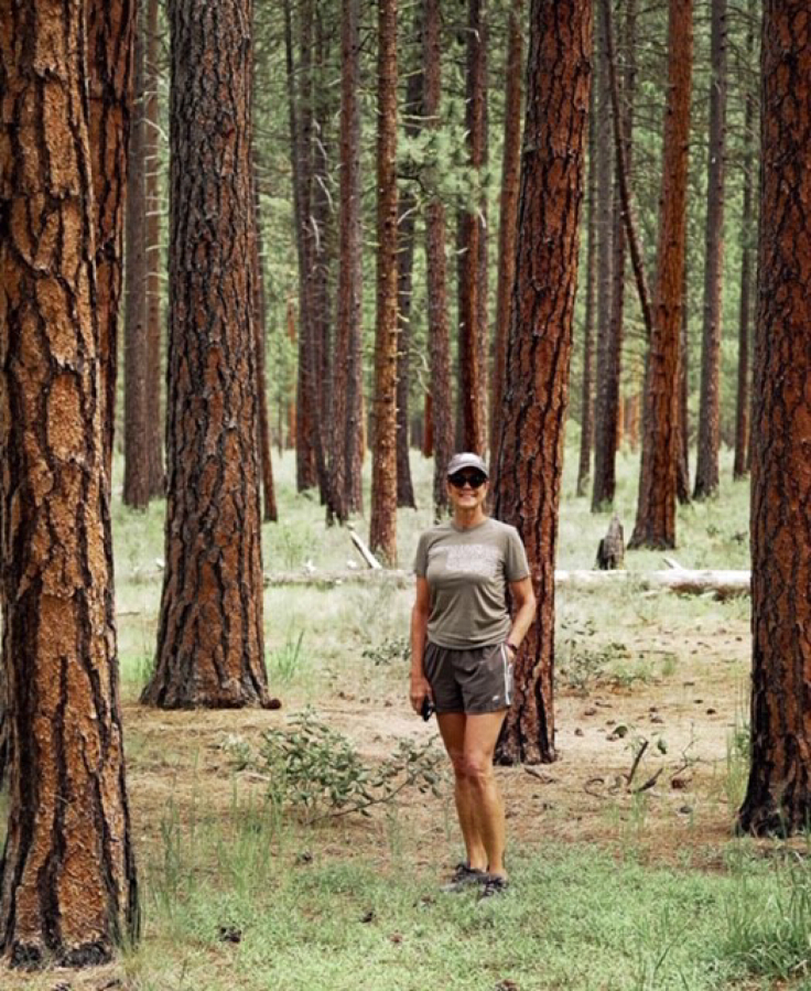 Photo courtesy of Anne Haller 
 Anne Haller, of Camas, pictured here on a hike, credits the Camas FYZICAL Therapy and Balance Center with helping her overcome a frightening and debilitating case of vertigo.