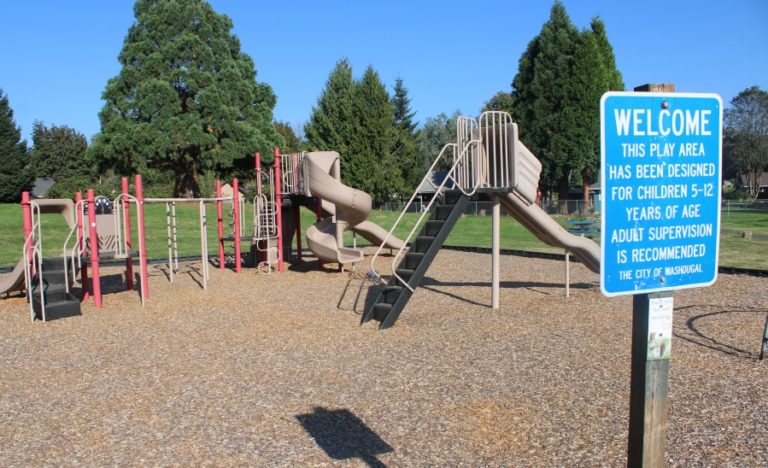 Washougal city leaders said in 2020 that the 23-year-old playground at Hamllik Park is so old, they have trouble finding replacement parts.