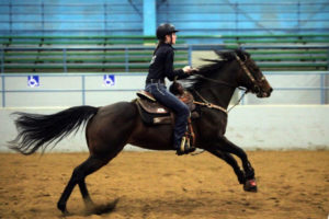 Camas High School equestrian Ashlyn Anderson rides at the Pacific Northwest Invitational Championship in June 2019. (Contributed photo courtesy of Ashlyn Anderson)