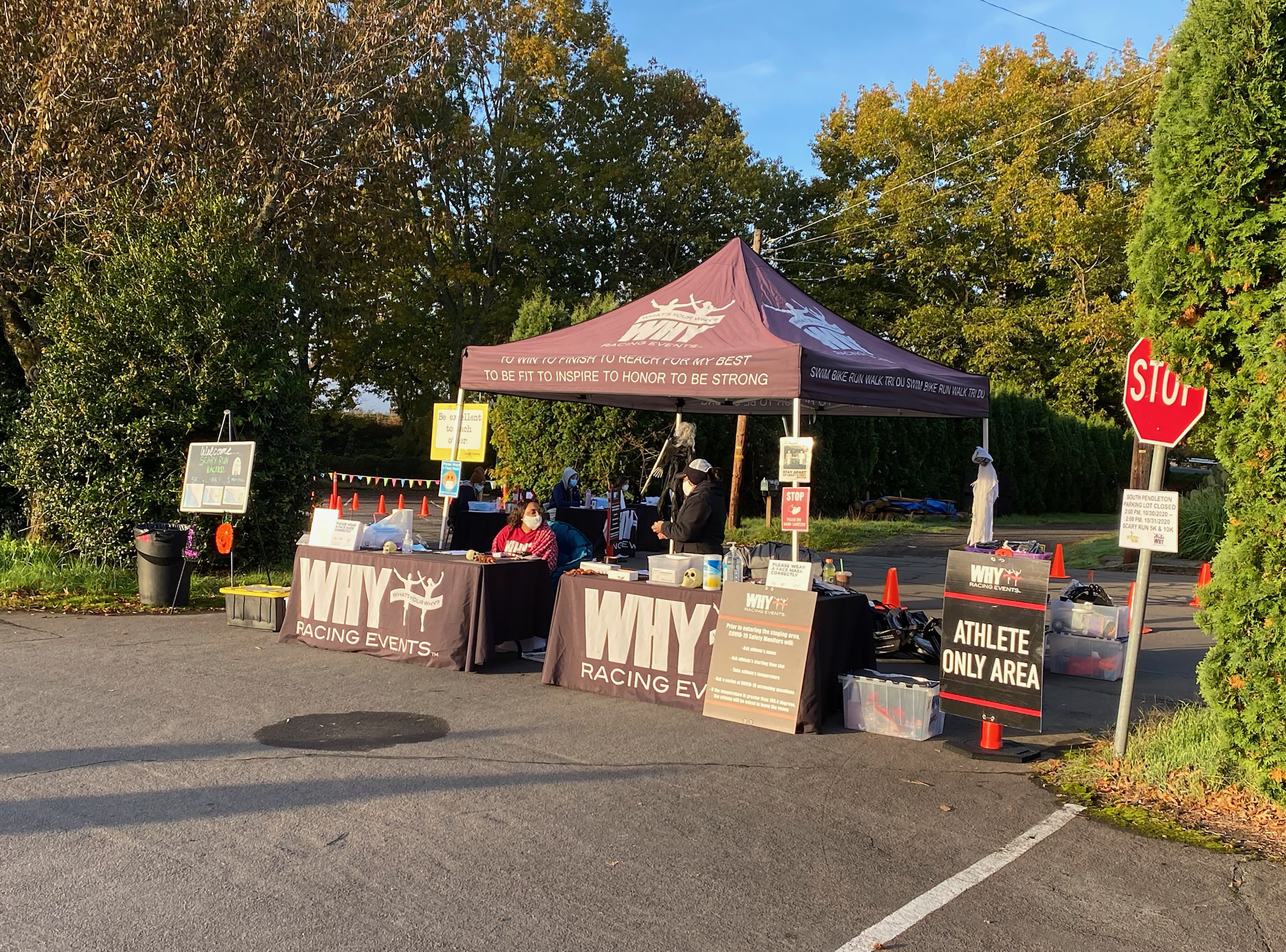 The Scary Run event, held Oct. 31 in Washougal, drew 600 participants for 5K and 10K runs. (Shelly Atwell/Post-Record)