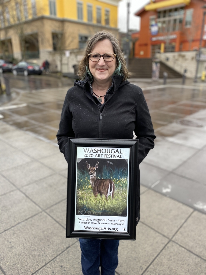 Former Washougal resident Angela Ridgway was named as the Washougal Arts and Culture Alliance&#039;s 2020 Artist of the Year in March 2020.