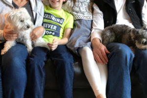 Janice D'Aloia (left) and Mike D'Aloia (right) are pictured with their adopted children, Ruthie Davies (second from right) and Kyle Davies (second from left), in 2019. The D'Aloias, of Washougal, adopted Ruthie and Kyle in April 2020, after fostering the children for nearly six years. (Contributed photo courtesy of Janice D'Aloia)