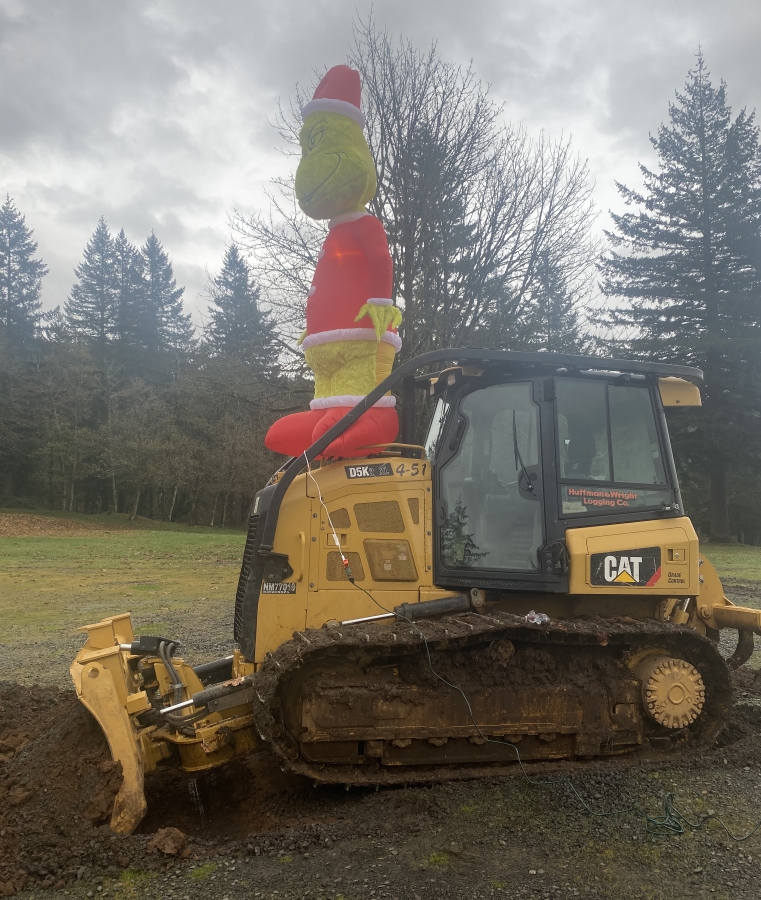 Contributed photo courtesy Ryan Huffman 
 A &quot;Grinch&quot; display is part of the Washougal Motocross Park&#039;s &quot;Holidays in the Hills&quot; lights tour, which is being offered five days per week through Jan. 1.