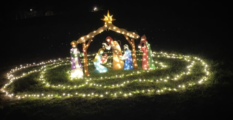 Contributed photo courtesy Ryan Huffman 
 A nativity scene display is part of the Washougal Motocross Park&#039;s &quot;Holidays in the Hills&quot; lights tour, which is being offered five days per week through Jan. 1.