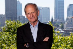 Camas native and Earth Day founder Denis Hayes is pictured in the Bullitt Board Room of the Bullitt Center in Seattle. The building, which Hayes developed, opened on Earth Day in 2013 and is considered the most sustainable commercial office building in the world. Hayes will discuss creating 