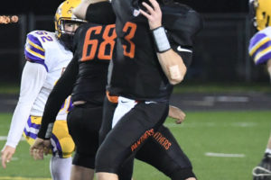 Washougal senior Tristan Farrell threw for more than 900 yards and six touchdowns during the Panthers' recently concluded 2020-21 football season. Now, he's a starting outfielder and middle-of-the-order hitter for the Washougal baseball team. (Contributed photo courtesy of Kris Cavin)