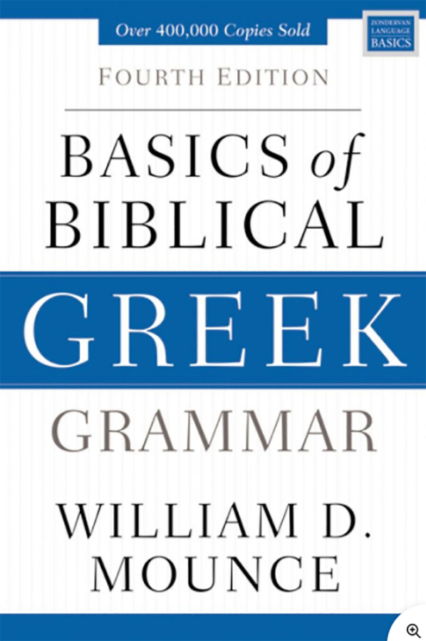 Washougal resident Bill Mounce&#039;s book, &quot;Basics of Biblical Greek Grammar,&quot; is the standard textbook for beginning Greek language students in seminaries. &quot;(My) publisher estimates that 90 percent of the people learning Greek are reading my textbook,&quot; Mounce said. &quot;I was shocked (to hear that).
