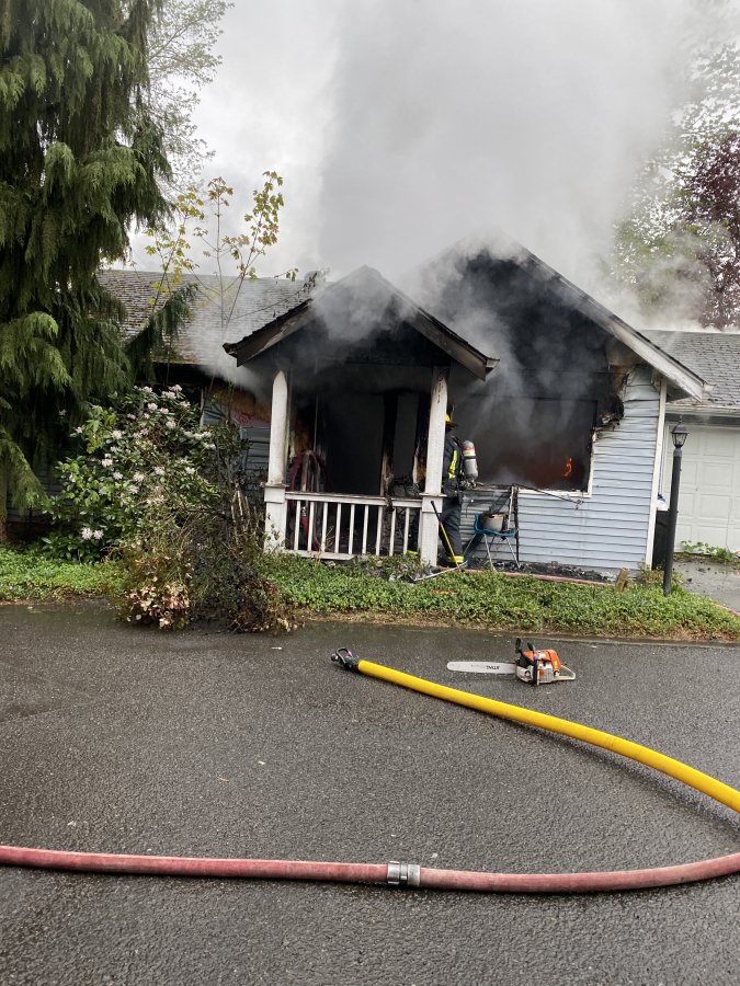 Fire destroys Camas home CamasWashougal PostRecord