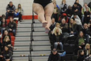 Camas senior Alyssa Shibata is one of the many returning Papermakers gymnasts who hope to lead the squad to another successful season. (Post-Record file photo)