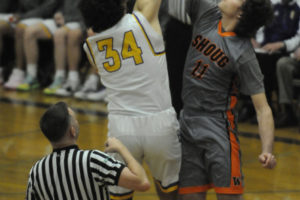 Washougal High School senior Gabriel Kent (right) has the potential to be one of the Panthers' top scorers and rebounders in condensed 2021 winter season. (Post-Record file photo)