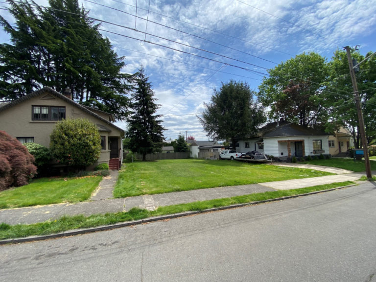 This vacant site, owned by the city of Camas, may be a good spot for the community garden LiveWell Camas owner Jacquie Hill hopes to start with her recent Main Street America grant.