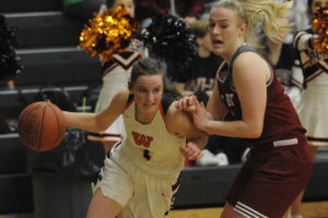 Washougal High School basketball player Jaiden Bea (left) will continue her academic and athletic careers at the University of Idaho in the fall of 2022. (Post-Record file photo)
