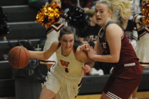 Washougal High School basketball player Jaiden Bea (left) will continue her academic and athletic careers at the University of Idaho in the fall of 2022. (Post-Record file photo)