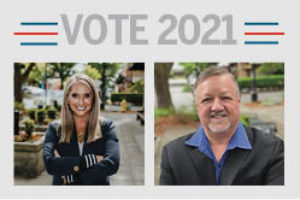 Camas City Council candidates Leslie Lewallen (left) and Gary Perman have far outpaced their competitors when it comes to campaign contributions raised before the Aug. 3, 2021 primary election. (Contributed photos courtesy of Leslie Lewallen and Gary Perman)