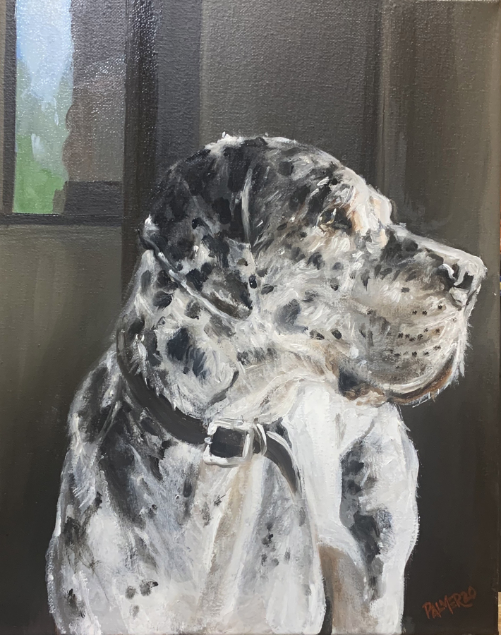 Camas artist Spike Palmer has found success by painting portraits of pets.