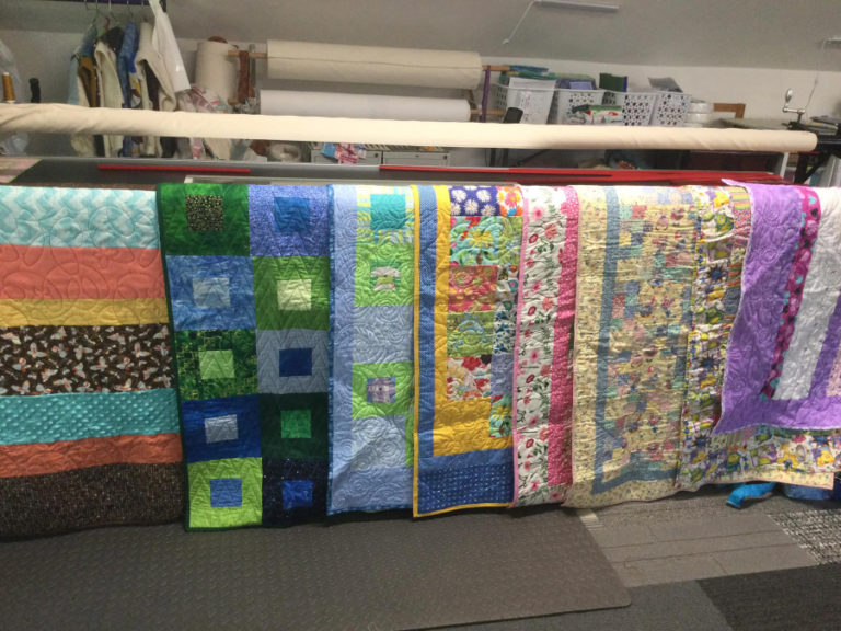 Contributed photo courtesy Peri Muhich 
 The Cape Horn Quilters group is currently donating their &quot;charity quilts&quot; to the Pathways Prenancy Clinic in Washougal. (Contributed photo courtesy of Peri Muhich)
