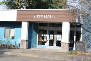 Washougal City Hall is pictured in November 2021. (Doug Flanagan/Post-Record)
