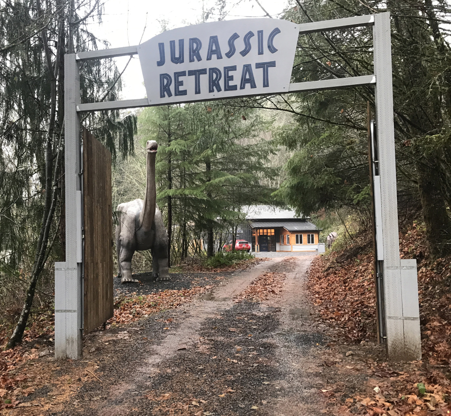 Pasco man turns Washougal house into ‘Jurassic Retreat’ Camas