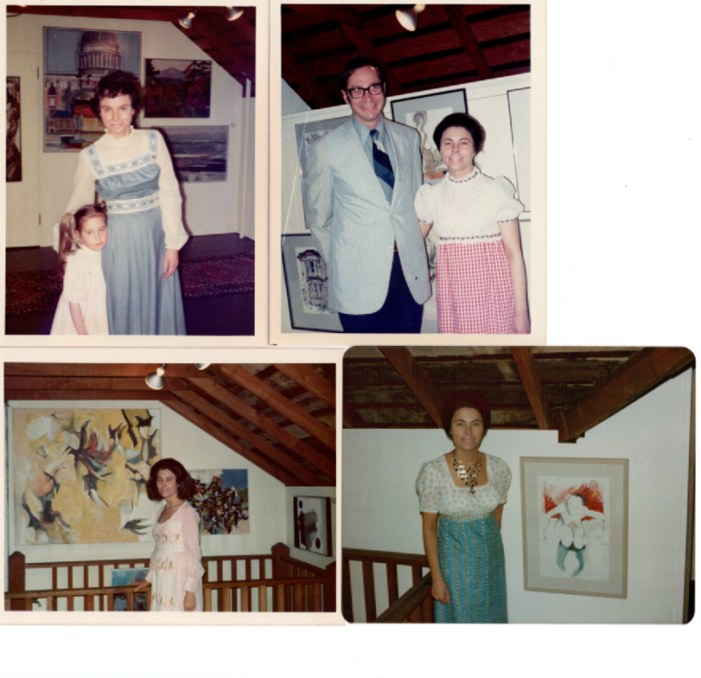 Photos show the original Attic Gallery in the 1970s, when it was located in the attic of now- gallery co-owner Maria Gonser's childhood home in Portland. The gallery, founded by Gonser's mother, Diana Faville, would eventually move to downtown Portland and, in 2016, to downtown Camas.