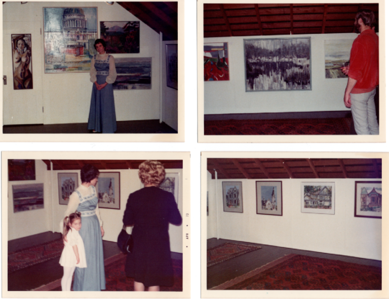 Photos show the original Attic Gallery in the 1970s, when it was located in the attic of now- gallery co-owner Maria Gonser's childhood home in Portland. The gallery, founded by Gonser's mother, Diana Faville, would eventually move to downtown Portland and, in 2016, to downtown Camas.