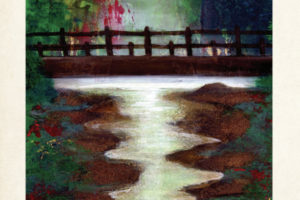 Washougal artist Tamara Dinius' artwork, "The Swimming Hole," is featured on the Washougal Art Festival's 2022 poster.