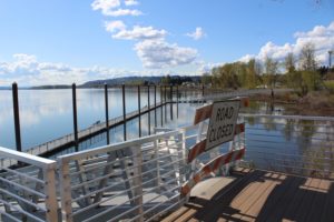 City of Washougal leaders have agreed to a contract with a Vancouver-based construction company, which will repair the Steamboat Landing dock in the spring of 2022. The dock has been closed since December 2020 after sustaining damage during a storm. (Doug Flanagan/Post-Record)