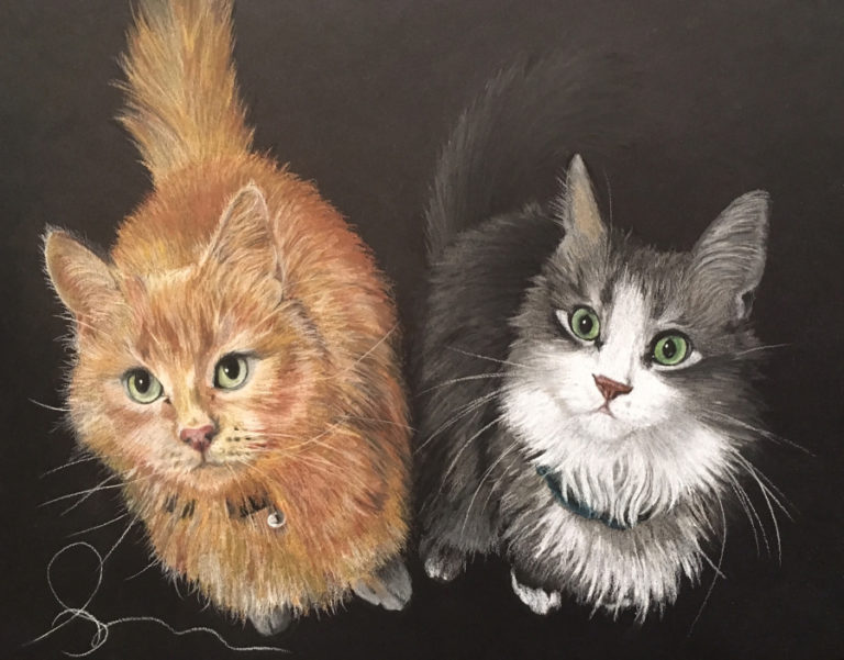 Washougal artist Suzanne Grover often portrays pets in her artwork.