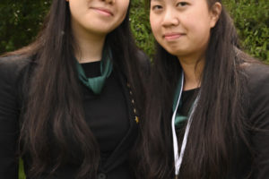 Jean Lin, 17, (left) and her younger sister, Joanne, 15 (right) hold state officer positions with the Washington Future Business Leaders of America (FBLA) group. (Contributed photos courtesy of Jean Lin)