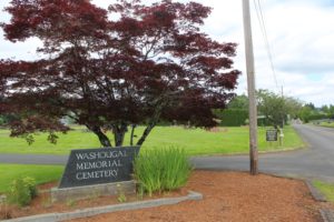 A sign welcomes visitors to the Washougal Memorial Cemetery. The Washougal City Council in June 2022, approved a plan to eliminate the city's cemetery board and transfer the board's responsbilities to the city's parks board. (Doug Flanagan/Post-Record)