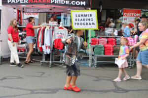 Henry Park, 9, of Camas, carries a 