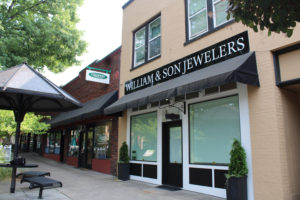 The outside of William and Son Jewelers, a new jewelry shop in downtown Camas, is pictured on Monday, Aug. 1, 2022. The Downtown Camas Association will host a ribbon-cutting celebration for the new business during its August First Friday event on Friday, Aug. 5, 2022. (Kelly Moyer/Post-Record)