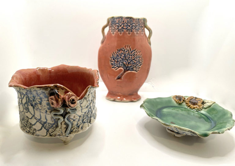Hand-built ceramics by Camas artist Lesleyanne Ezelle (Contributed photo courtesy of Lesleyanne Ezelle)