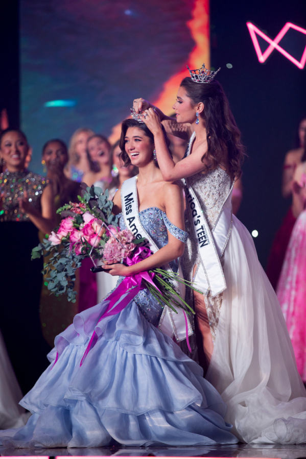 Morgan Greco, a 16-year-old Camas High School student, was named Miss America&#039;s Outstanding Teen on Aug. 12, 2022, in Dallas.