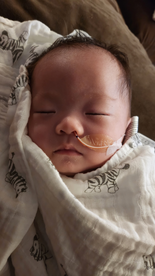 Theo Feng, of Camas, was born five weeks early in July 2022. Shortly after his birth, Theo required medical transport via ambulance from PeaceHealth Southwest in Vancouver to Oregon Health & Science University (OHSU)'s Doernbecher Children's Hospital due to separate heart and lung diseases.
