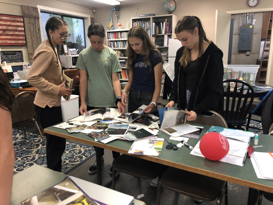 Hope Learning Center students participate in a learning activity in teacher Erika Sagert's English class in 2022. (Contributed photo courtesy of Erika Sagert)