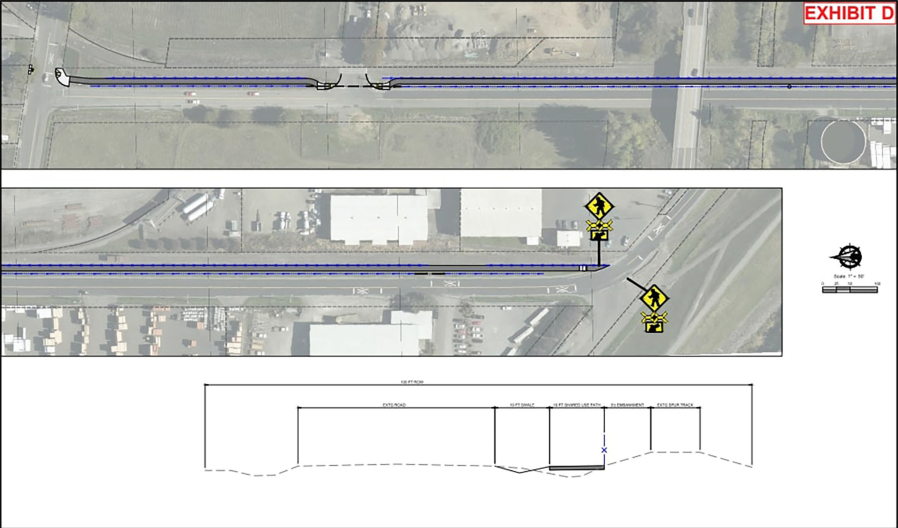 The city of Washougal's  27th Street shared use path project will provide a dedicated separated shared use path on South 27th Street and the bicycle and pedestrian facility connectivity within Washougal.