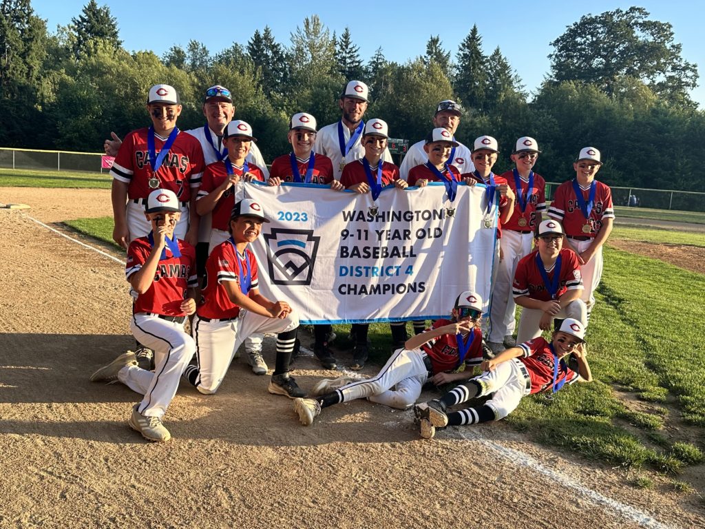 Camas Little League players win district title, head to state tournament