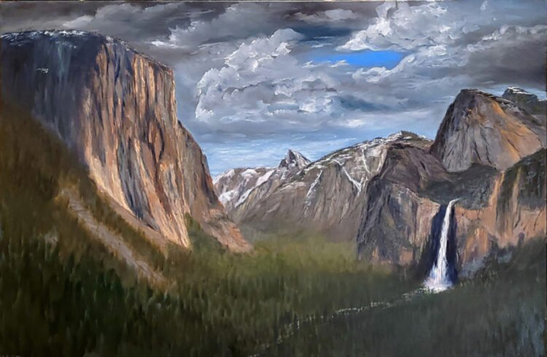 Contributed photo courtesy Doug Kabel
Camas resident Doug Kabel paints oil paintings of mountains, including the Yosemite National Park in California, that he's climbed. (Contributed photo courtesy of Doug Kabel)