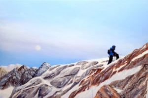 Camas resident Doug Kabel creates oil paintings of mountains he's climbed, including the Himalayas in southeast Asia (above). (Contributed photo courtesy of Doug Kabel)