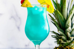 An example of the Blue Hawaii cocktail sip that will be offered by Runyan's Jewelers during the Aug. 17 'Sips and Bites' event in downtown Camas. (Photo courtesy of the Downtown Camas Association) 