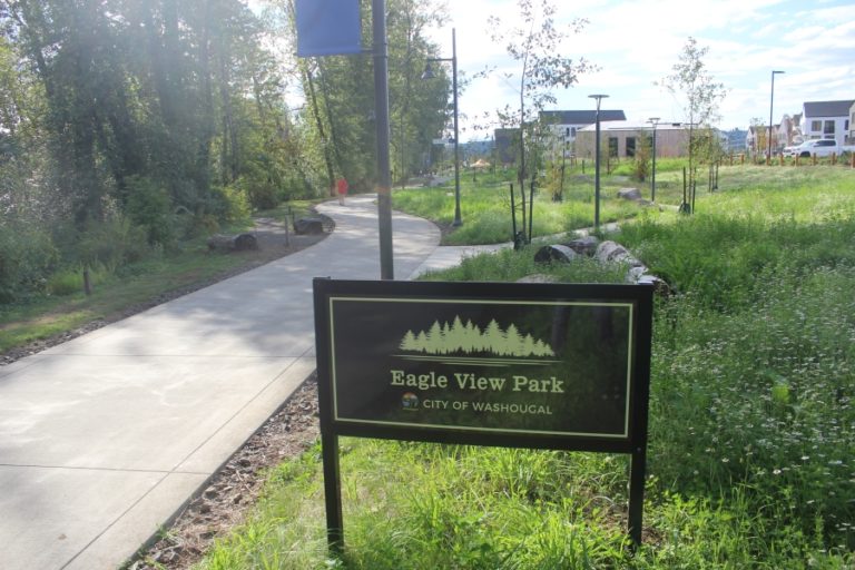 Doug Flanagan/Post-Record
Eagle View Park on the Washougal Waterfront features three unique "gardens," specialty-created artwork, and community gathering spaces.