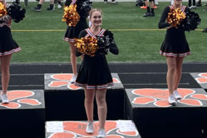 Washougal High School sophomore cheerleader Alexis McConville (center) will participate in a parade at the 2023 Orlando Thanksgiving Tour at Walt Disney World in November. (Contributed photo courtesy of Alexis McConville)