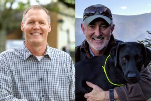 Camas City Council candidates Stephen Dabasinskas (left) and John Svilarich (right) are vying for the Council's at-large position in the Nov. 7, 2023, General and Special Election. (Contributed photos courtesy of Stephen Dabasinskas and John Svilarich) 