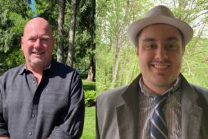 Washougal Mayor David Stuebe (left) faces challenger Gabriel Stone (right) in the Nov. 7, 2023 General and Special Election. (Photos courtesy of the Clark County Online Voter's Guide) 